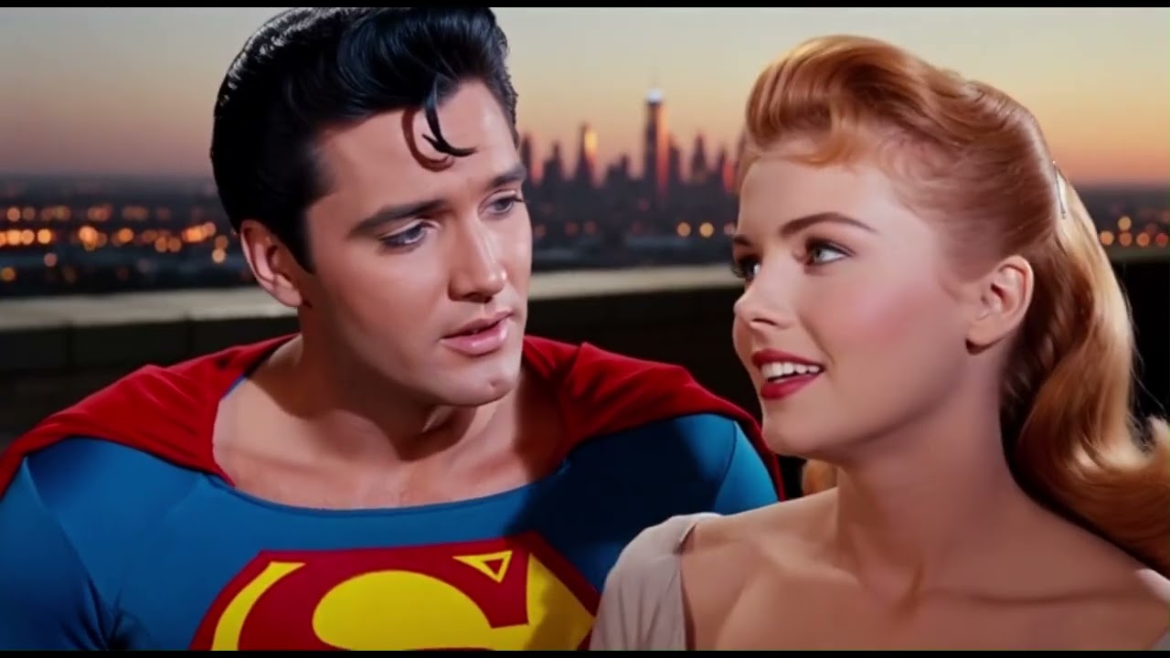 Elvis As Superman Part 2 - AI (More Grok Testing)