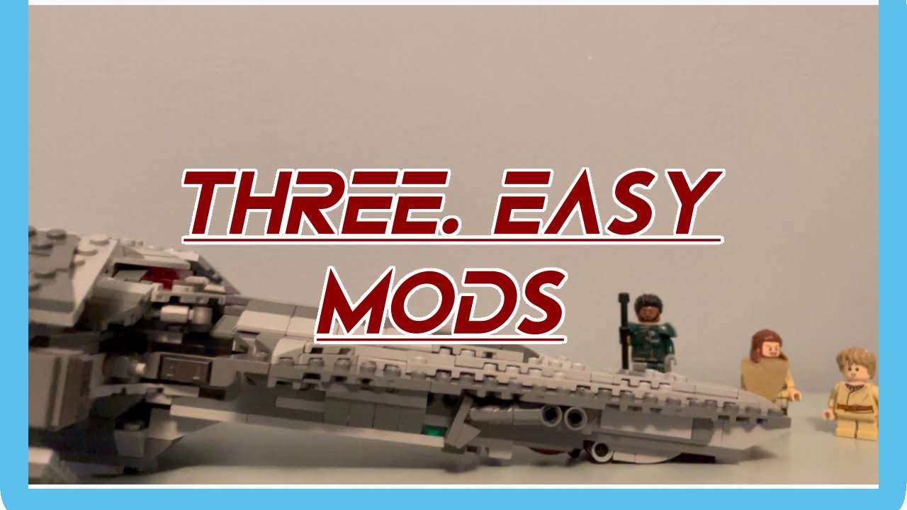 Three easy mods for your Sith infiltrator ￼
