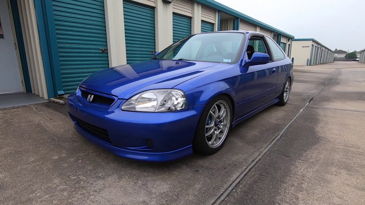 1999 Electron Blue Pearl Honda Civic Si: 4D99N2K