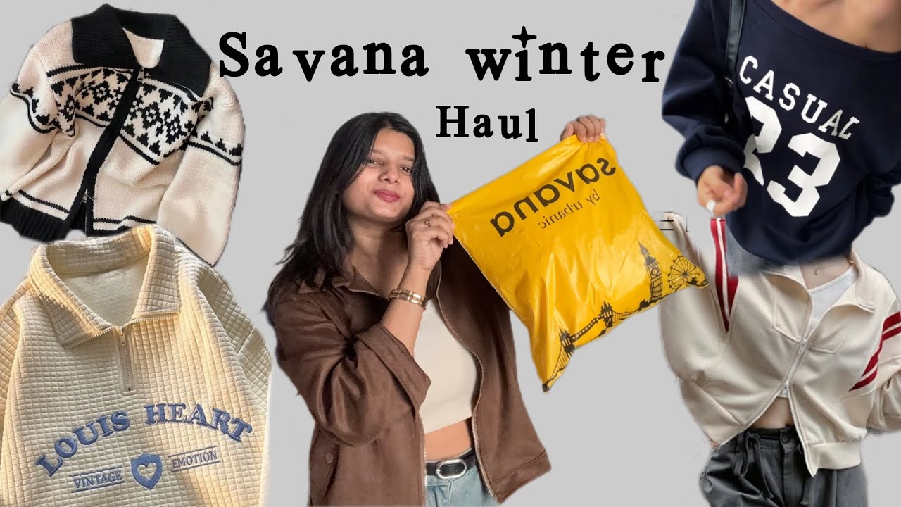 Savana winter wear haul &bull;Jackets & cardigans
