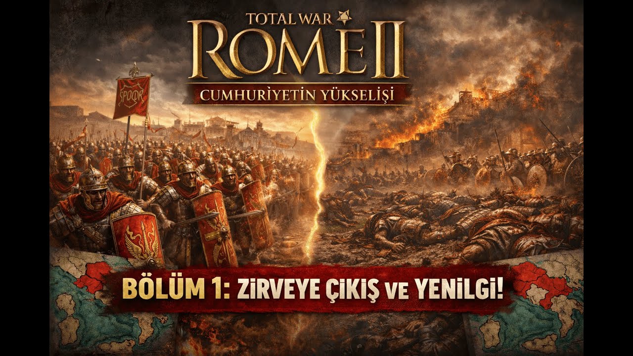 Total War Rome 2 Cumhuriyetin Yükselişi Dlc :Roma ile Hızlı büyüdük sert kayaya çarptık! #totalwar