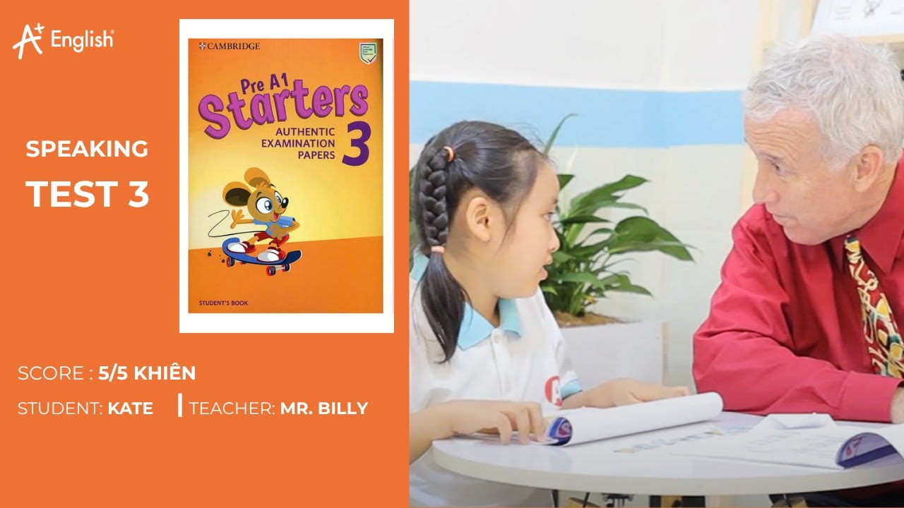 A1 STARTERS Speaking test –  ANNA | SPEAKING TEST 3