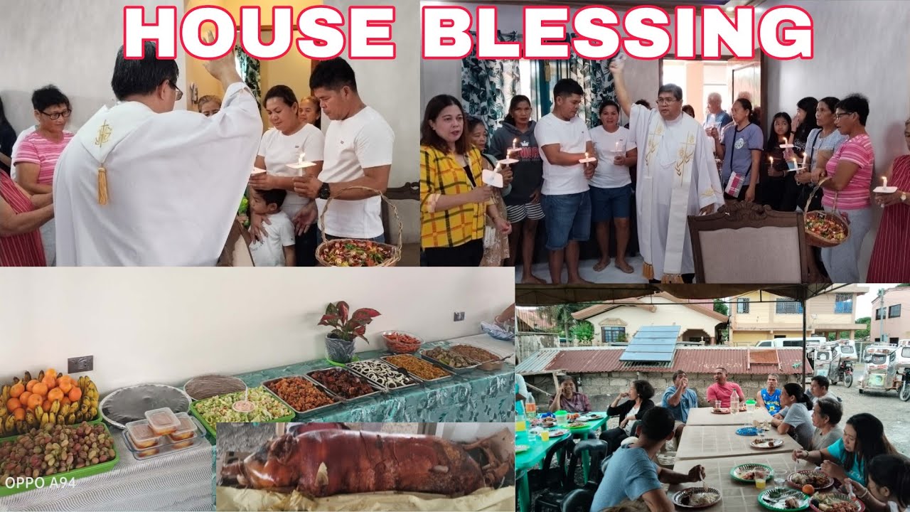 HOUSE BLESSING SA BAHAY NILA KUYA KATZ AT ATE OYENZ /SOBRANG DAMING HANDA WITH LECHON