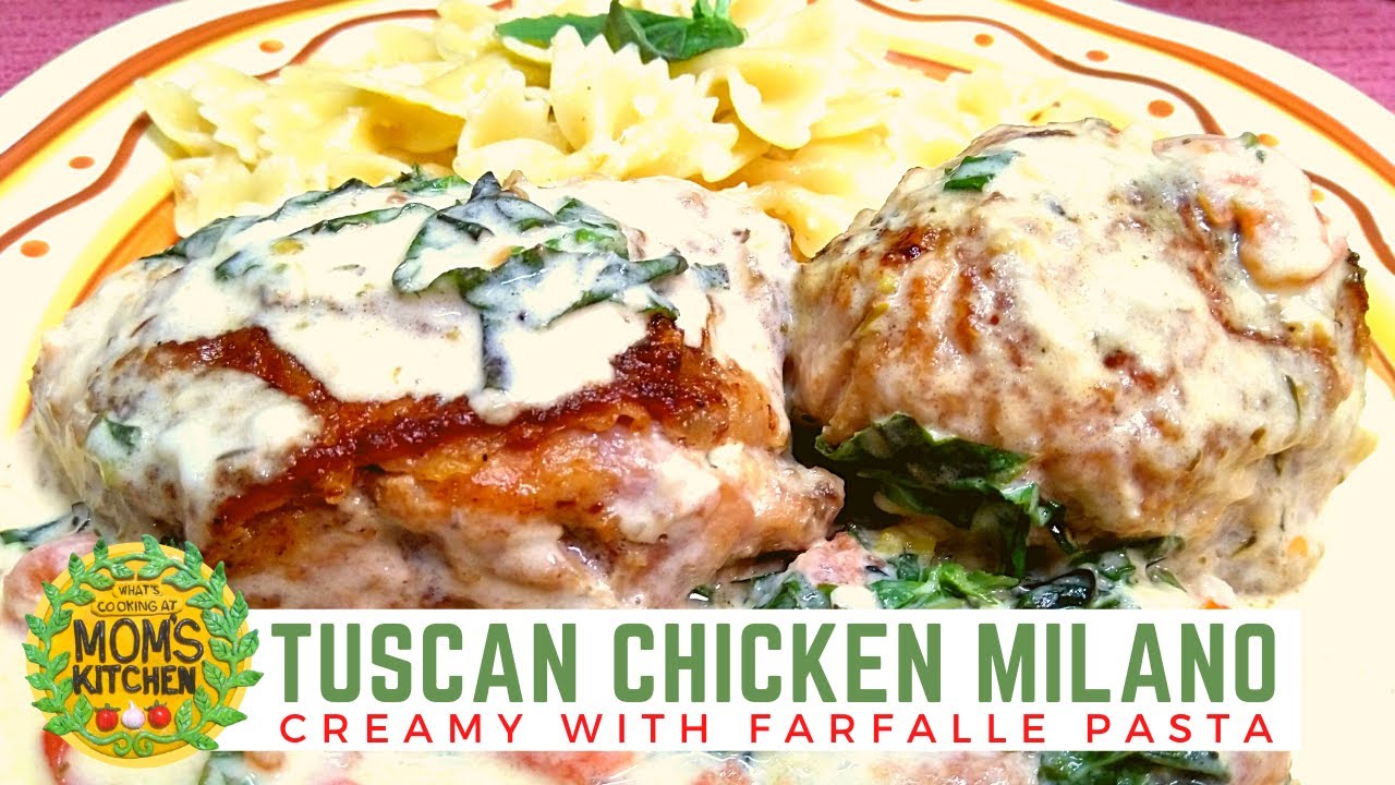 TUSCAN CHICKEN MILANO | Creamy with Fresh Tomatoes