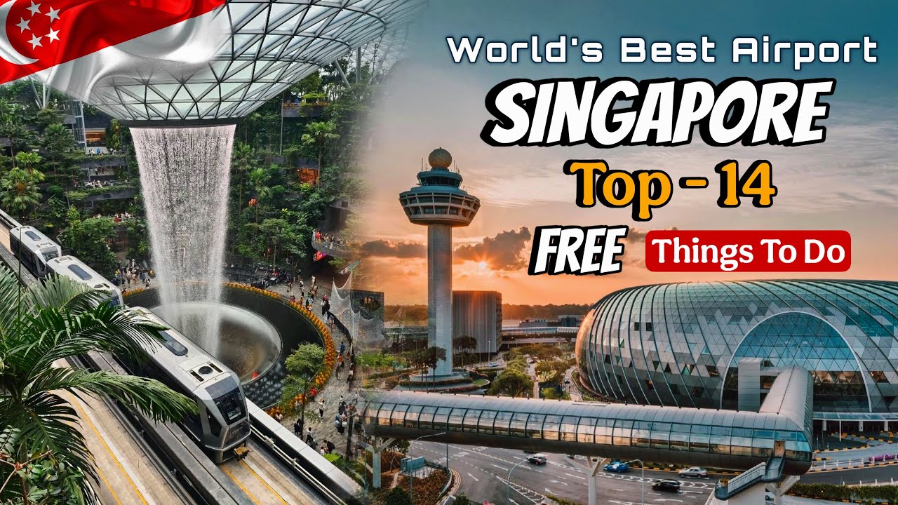 சிங்கப்பூர் VISA தேவையில்லை TOP - 14 Free Things To Do in Transit Long Layover In Best Airport