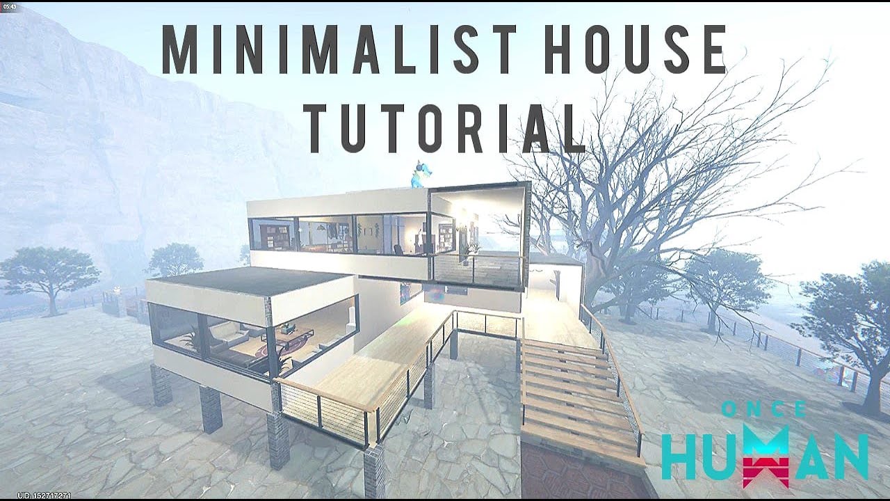 Once Human House Design Tutorial - Minimalist Once Human Base Design