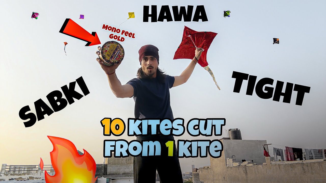 Mono feel gold unboxing 🔥 | | एक ही पतंग ने सबकी हवा tight कर दी 😱| best kite cutting 2026