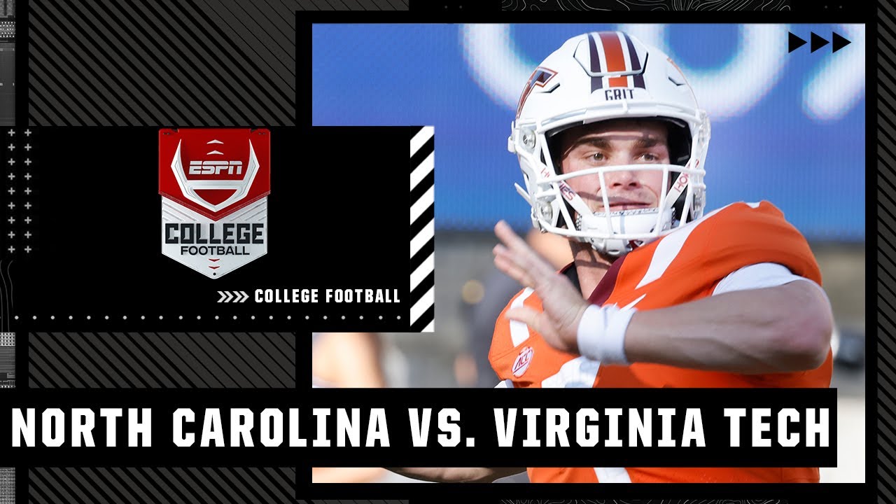 North Carolina Tar Heels vs. Virginia Tech Hokies | Full Game Highlights