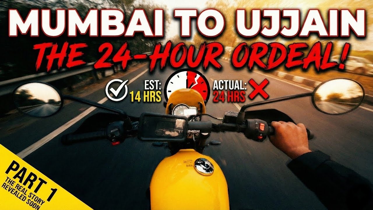 Mumbai to Ujjain on Scrambler 400 XC: The 24-Hour Ordeal | Part 1