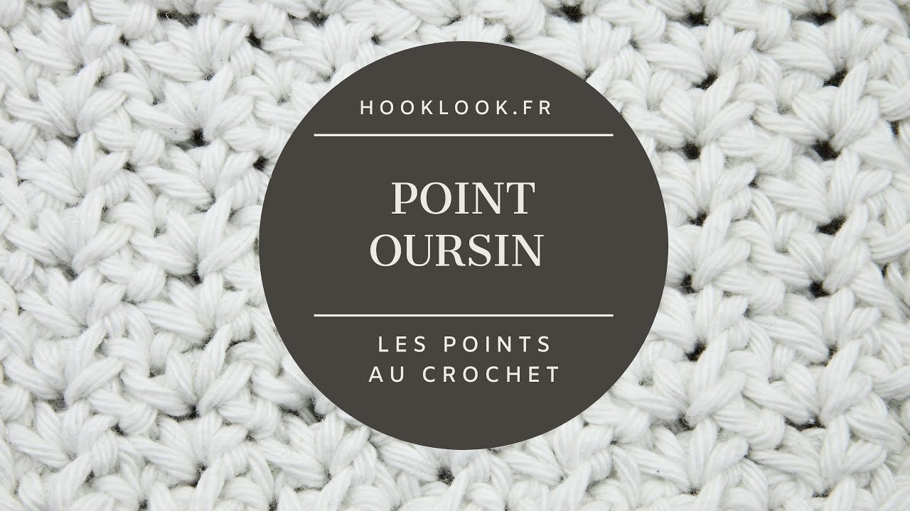 Le point oursin au crochet