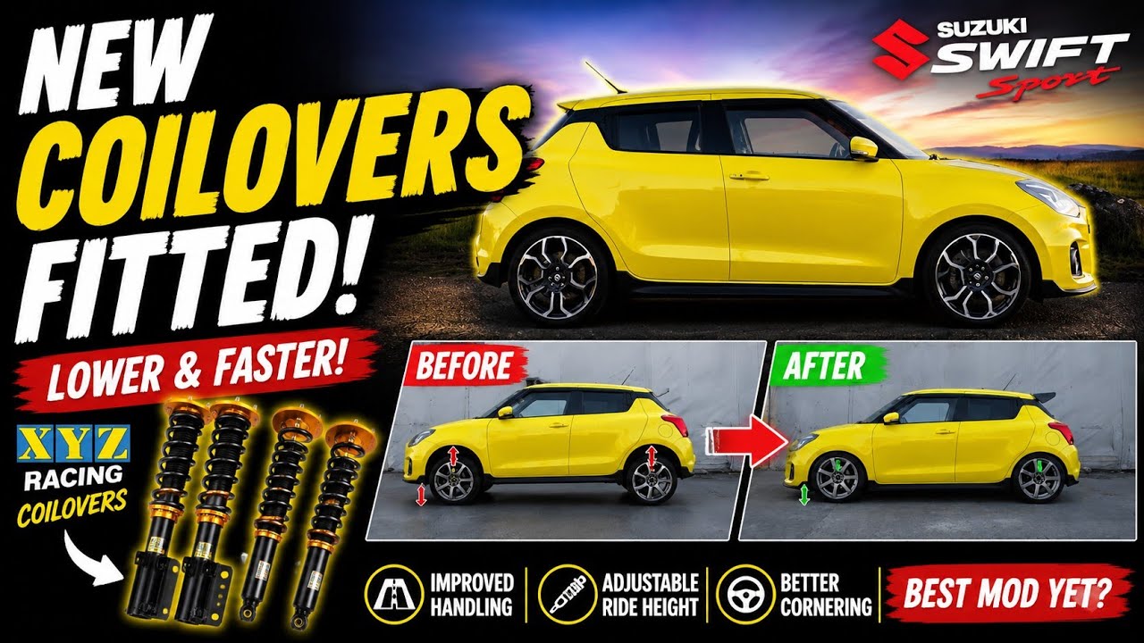 Установка койловеров на ZC33S Suzuki Swift Sport
