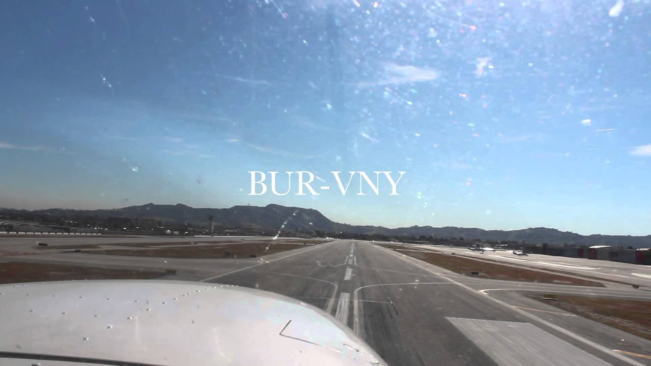 Departing KBUR for KVNY - Cockpit Video