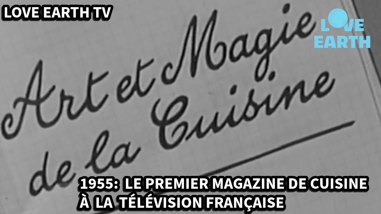 17/10/1955: RTF: Art et magie de la cuisine: Raymond Oliver et Catherine Langeais: Pommes Soufflées