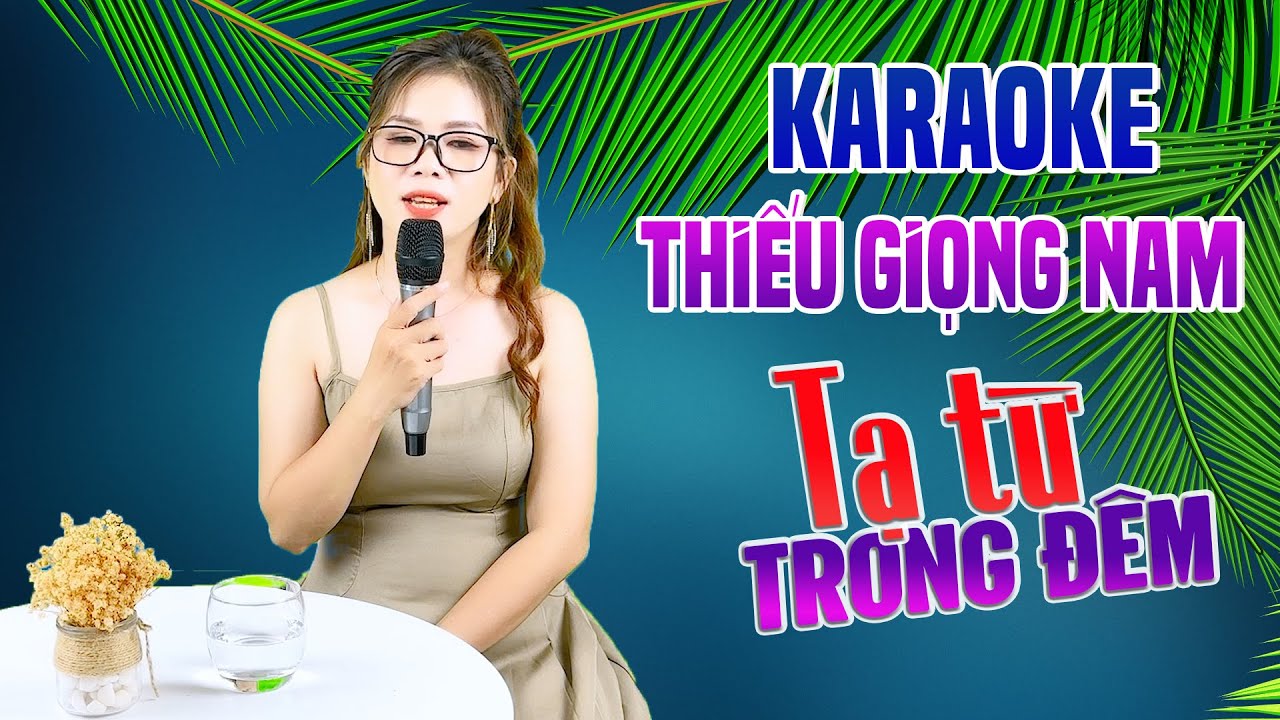 Karaoke Song Ca | TẠ TỪ TRONG ĐÊM - Thiếu Giọng Nam | Song Ca Với Lê Liễu