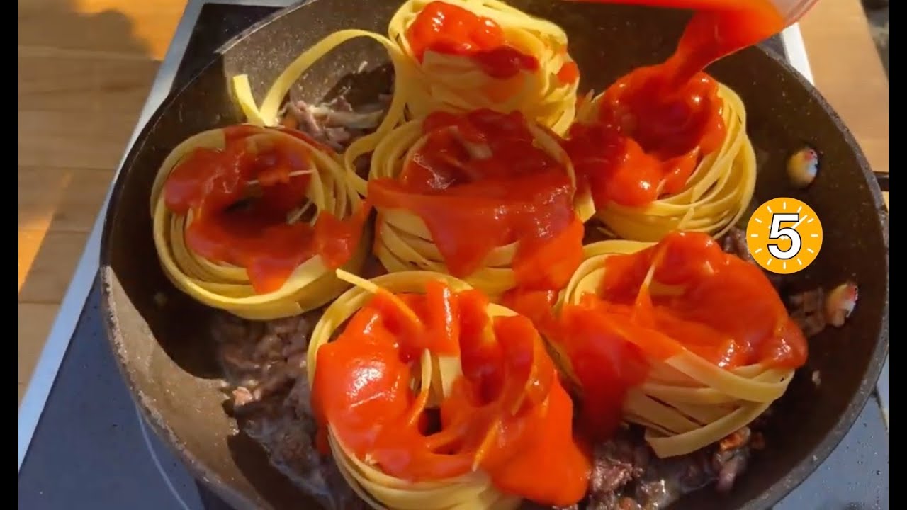 PASTA BOLOGNESA EXPRESS - RECETAS EN 5 MINUTOS