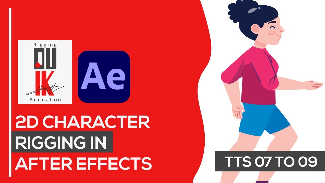 2d Character Rigging in After Effects (Duik Bassel)