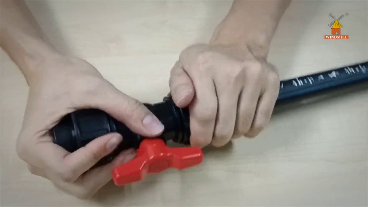 Windmill   PP Compression Ball Valve Polypipe Fitting