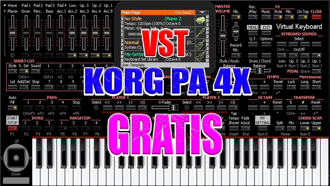 VST KORG PA4X ARRANGER GRATIS FREE DESCARGALO