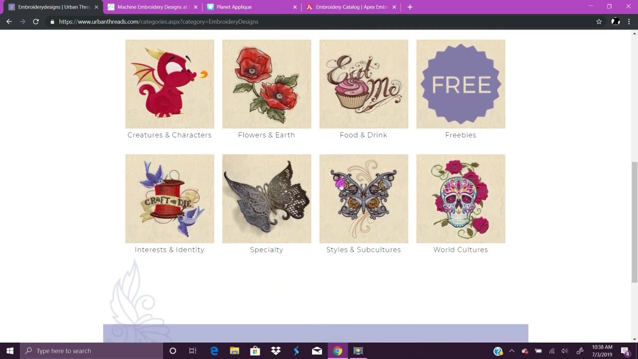 Free Embroidery Designs