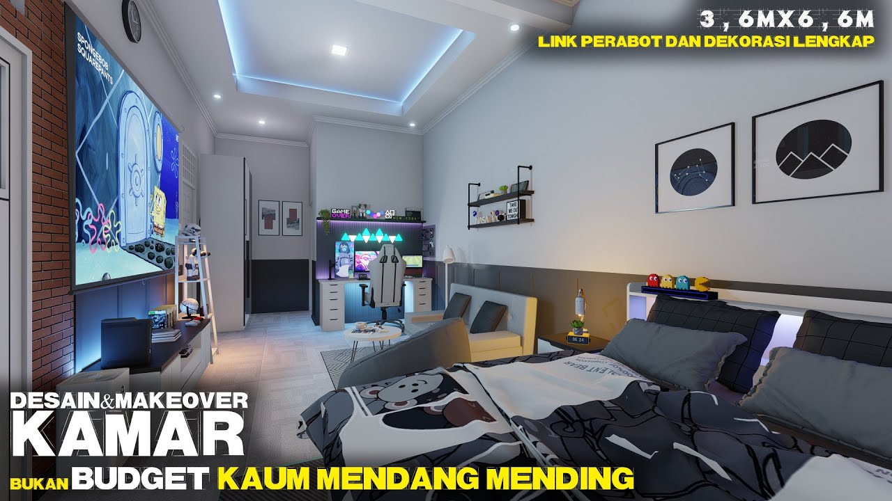 NYAMAN BUAT NYANTAI - MAKEOVER KAMAR TIDUR BUAT KERJA & GAMING