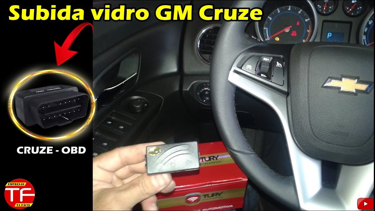 Módulo de vidro elétrico do GM Cruzer LT , subida e descida via controle original