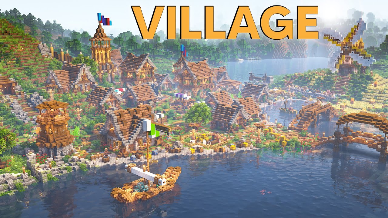 Amazing Minecraft Village Transformation 1.19 FREE WORLD DOWNLOAD