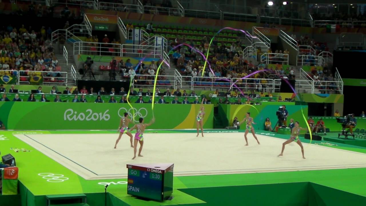 España. Equipo campeón en cintas.