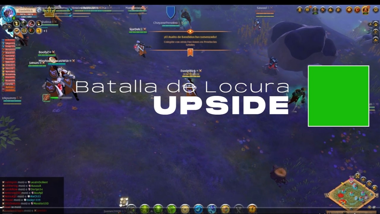 Batalla de Locura - UPSIDE vs Desavence vs AOuniversity vs Instic ++ POV Healer Nature - Daitza call