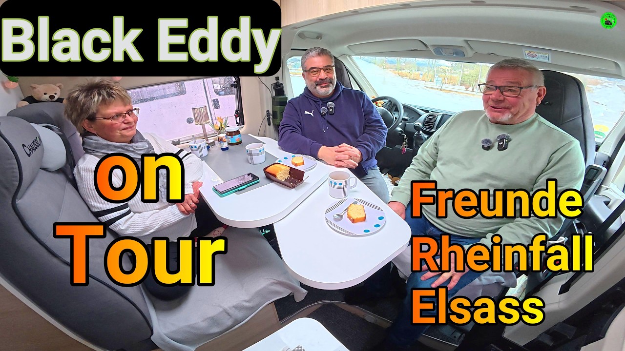  Black Eddy on Tour. Traumhafte Rheinfälle, und Treffen mit Murat