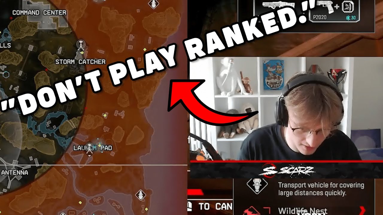 mande on why you should play pubs instead of ranked in apex.