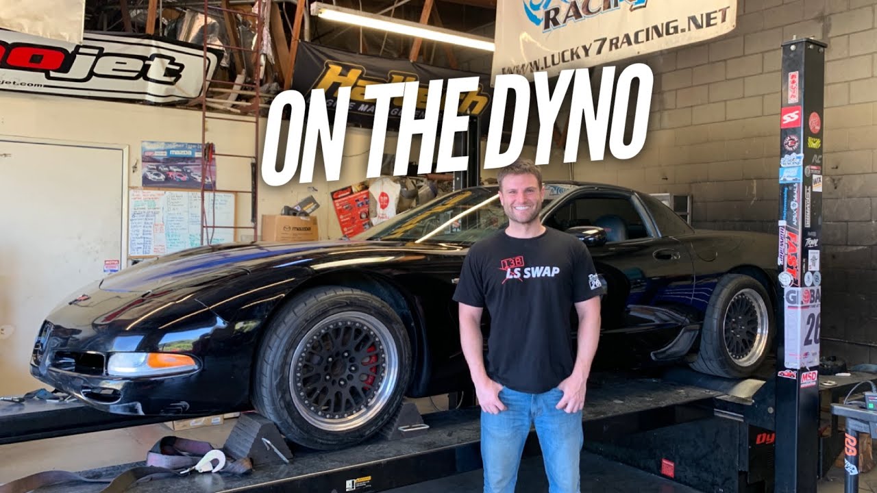 Rotary Vette Dyno! First time dyno tuning