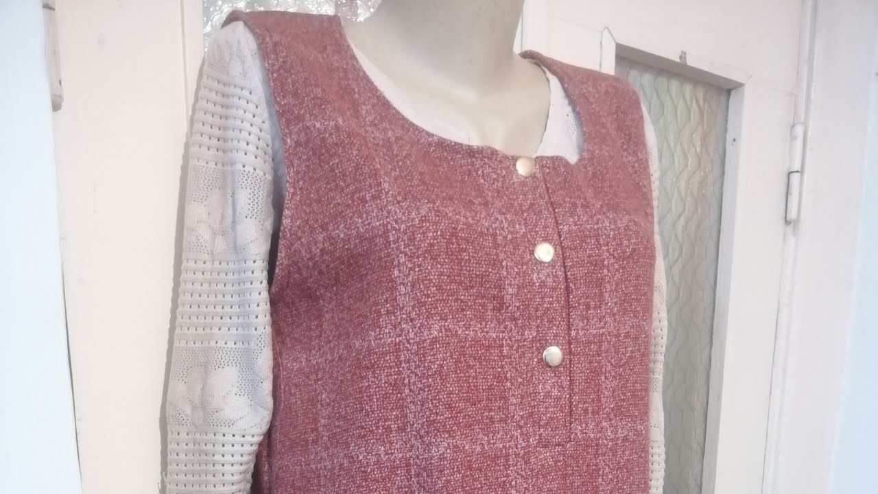 Иссиккина сарафан бичиб тикамиз Шьём тёплый сарафан we sew a warm sundresses
