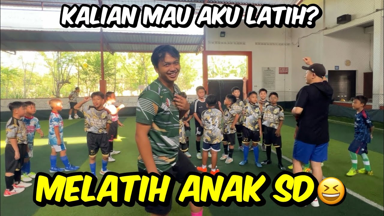 ROIHAN JADI PELATIH ANAK SD 😍 COACH IDAMAN