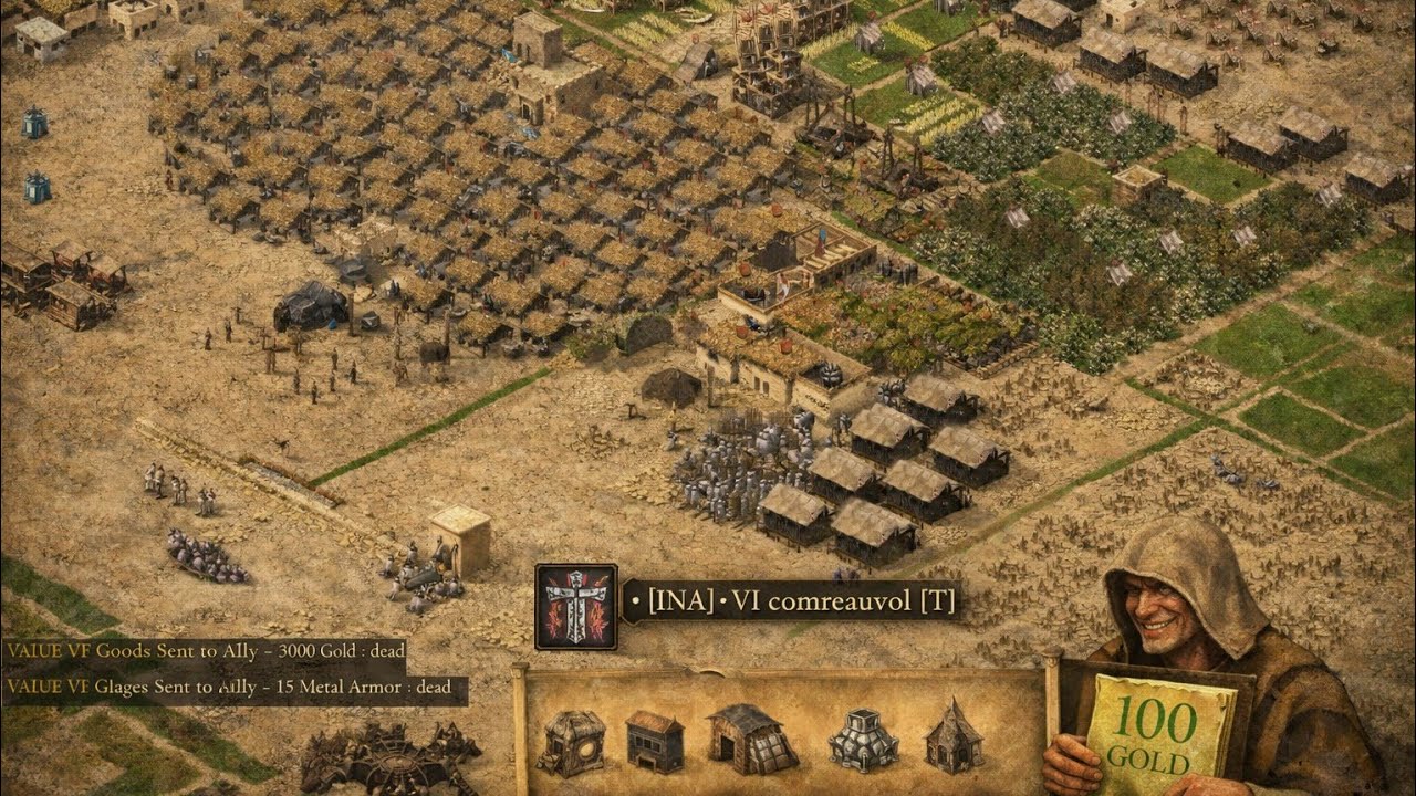 3vs3 8k 5 min feat Dead :0 / Stronghold Crusader Definitive Edition Multiplayer