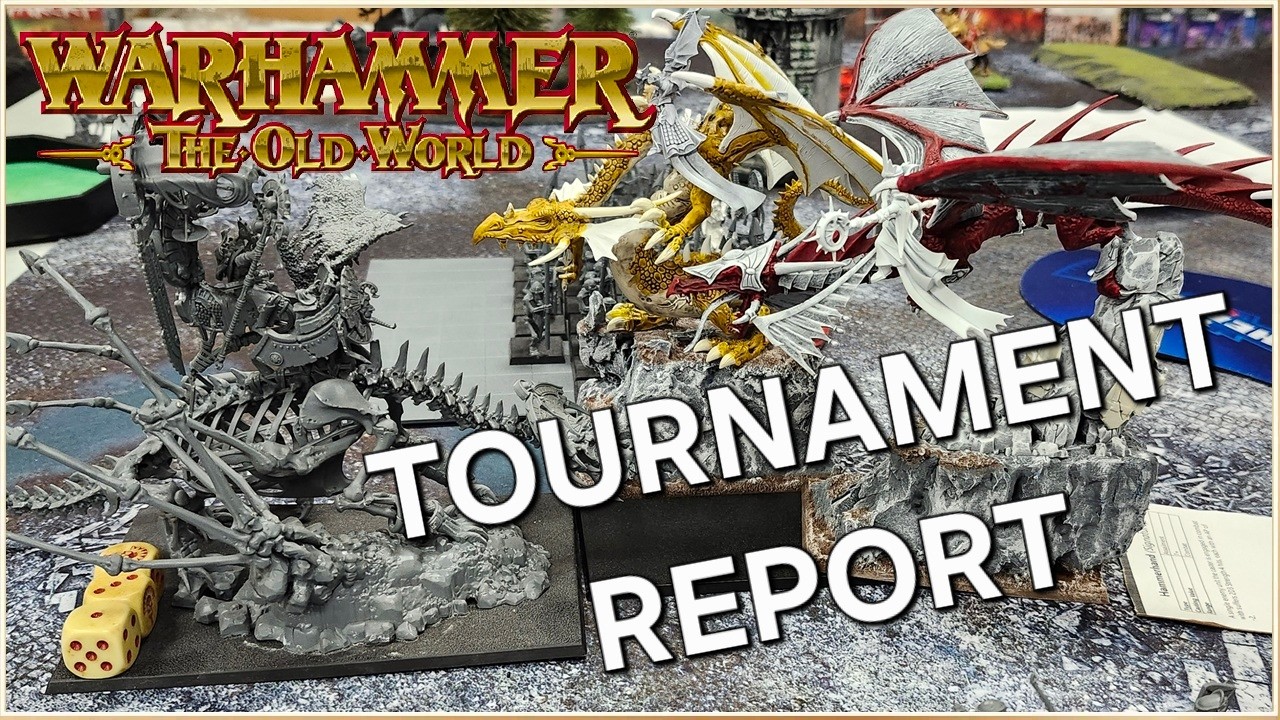 Итак, я взял с собой ДВОЙНОГО ДРАКОНА на свой первый турнир по Warhammer — Warhammer: The Old World.