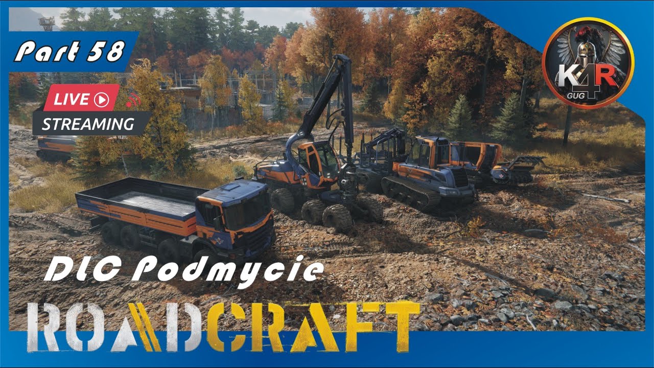RoadCraft #58 🚧 DLC - mapa podmycie - Odbudowa głównej stacji elektroenergetycznej \ LiveOn PL