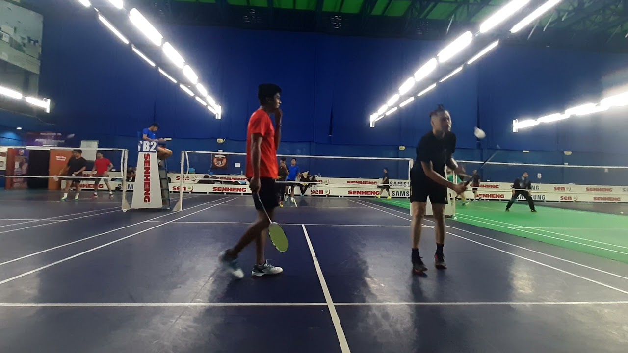 Badminton Men'sDouble Sparring - CD / Mohd Lutfi VS Amir / Thaqif