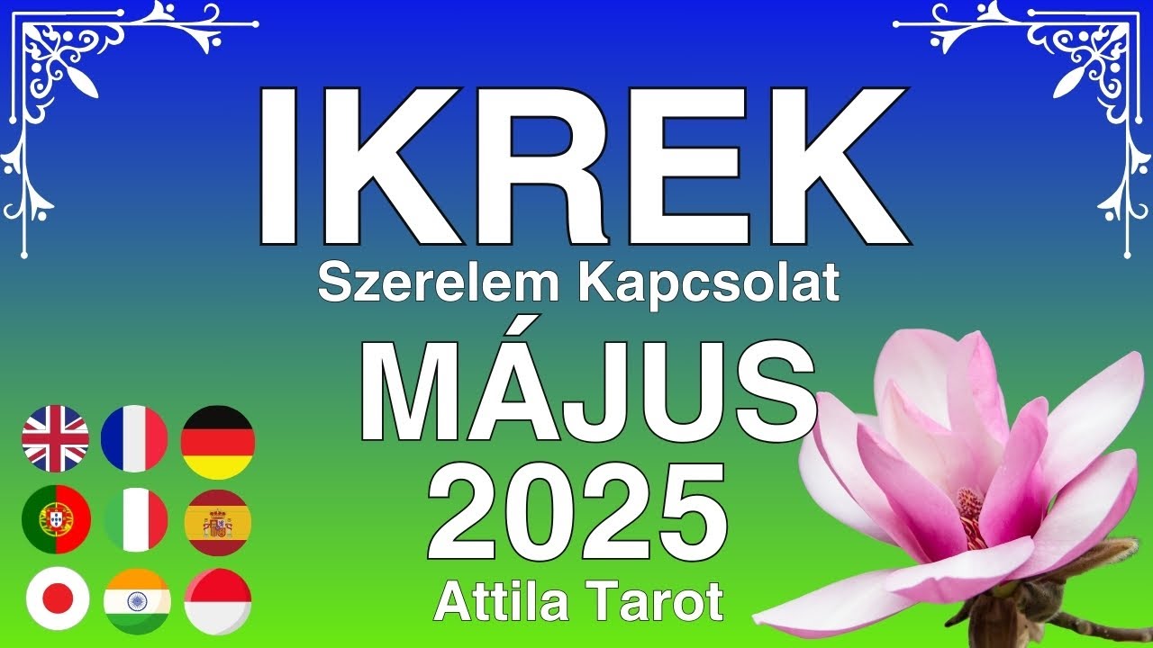 ♊️ Ikrek Május 2025 Szerelem Kapcsolat Tarot Jóslás Szerencsés változás