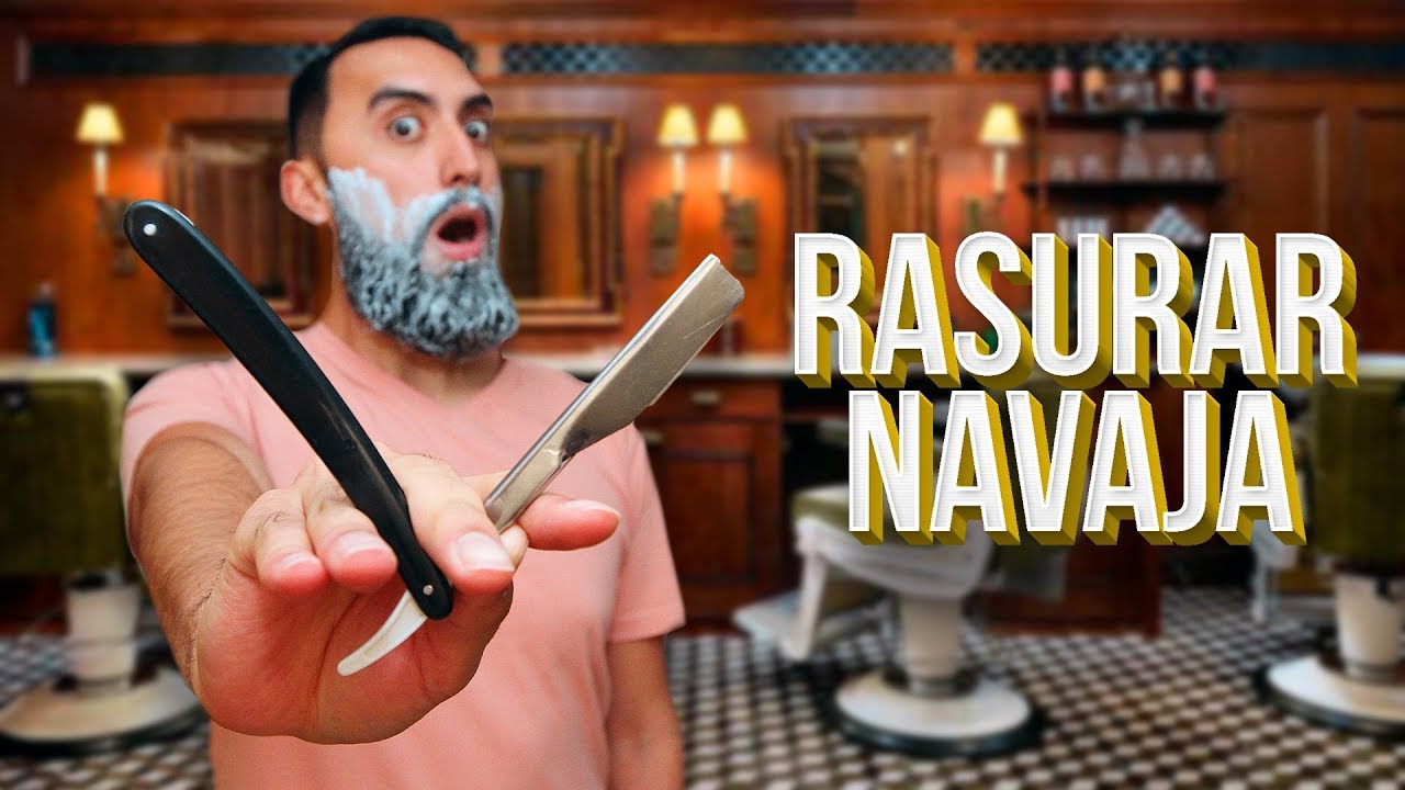 C&oacute;mo Usar Una Navaja De Barbero Para Rasurar 💈🔪