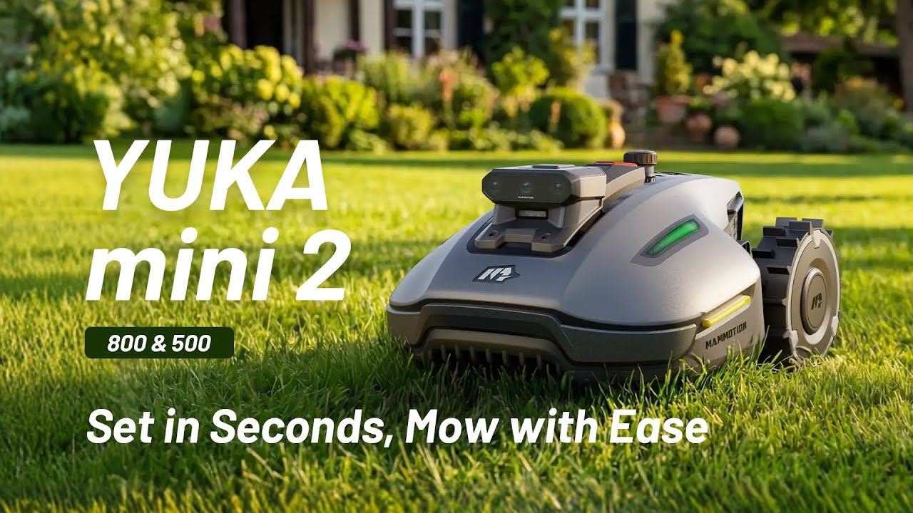 YUKA mini 2 800 & 500 | Set in Seconds, Mow with Ease