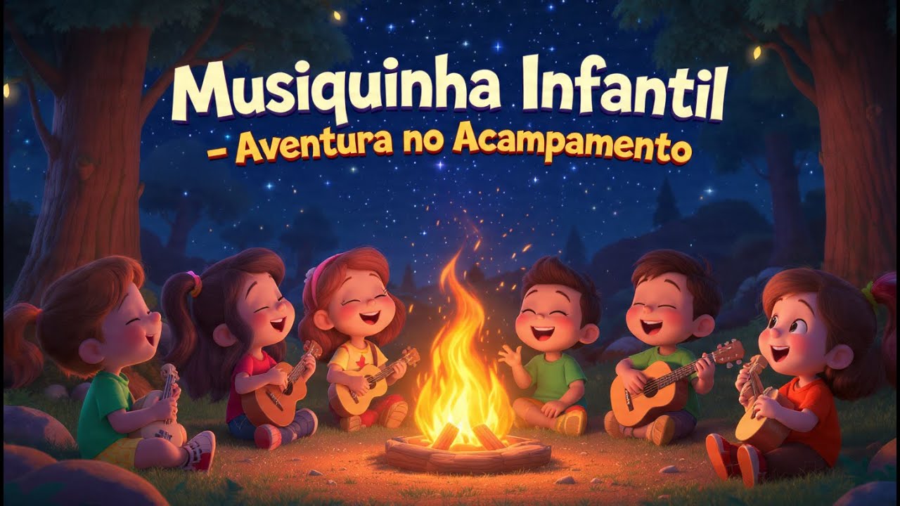 🎶💛Aventura no Acampamento – Musiquinha Infantil Divertida para Crianças!!