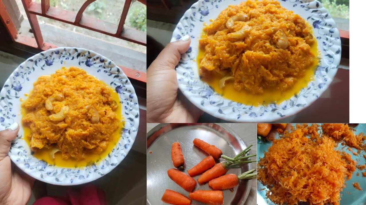 খুব সহজ উপায়ে এই প্রথম বার গাজরের হালুয়া তৈরি করলাম 🍲