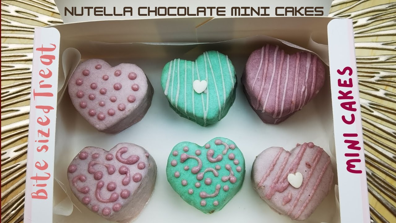 Nutella Chocolate Mini Cakes | Mini Treats | Easy Recipe | Nutella Cakes