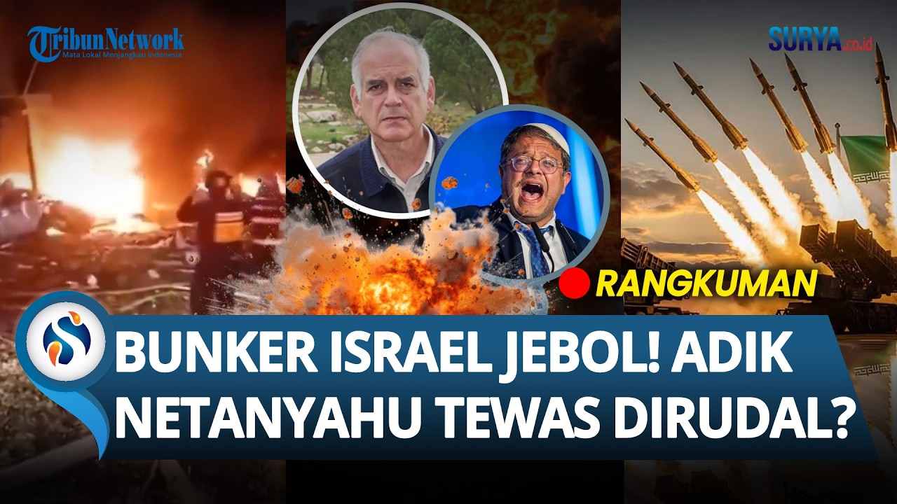 🔴RANGKUMAN IRAN VS AS: Bunker Israel Jebol! Teheran Tantang AS di Hormuz, Adik Netanyahu Tewas?