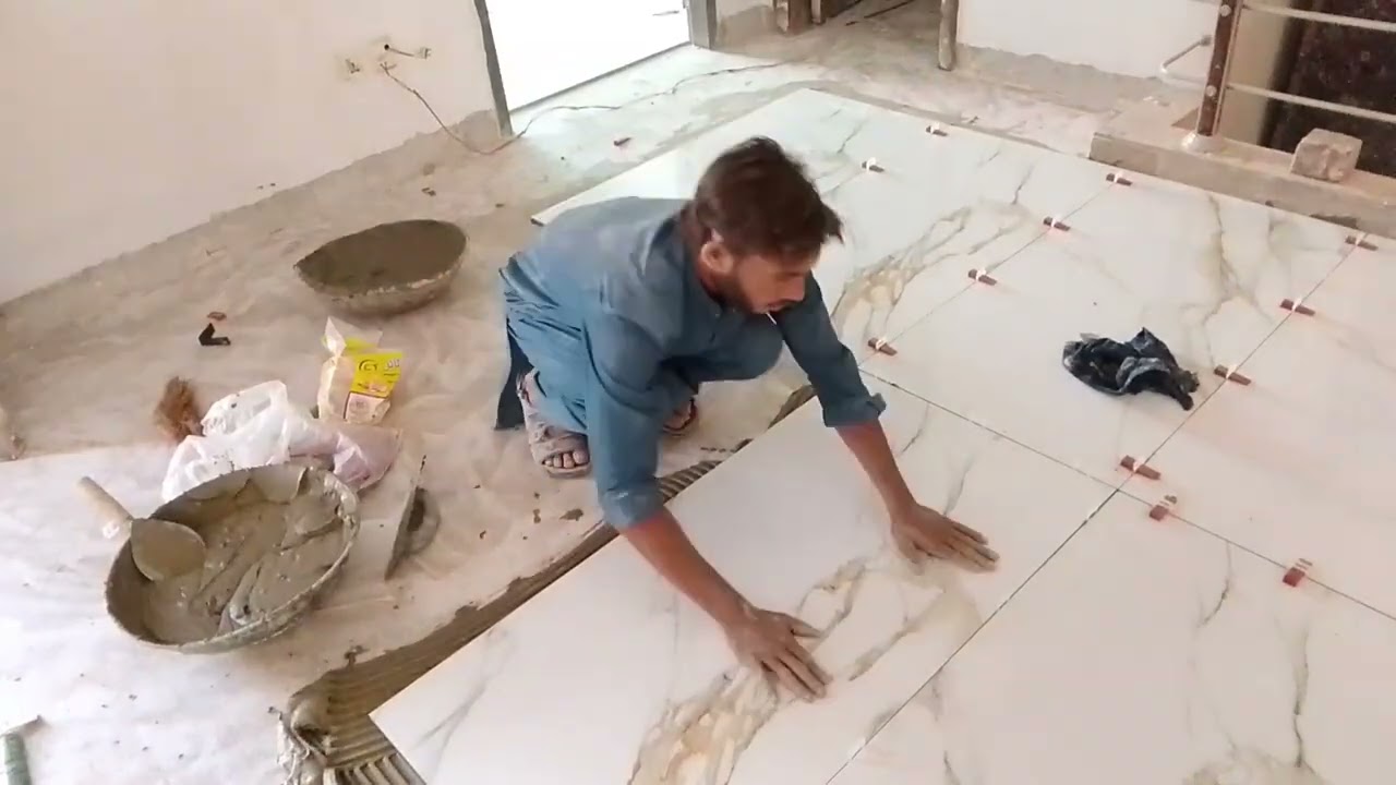 white tile floor fixing#viral video#Floor design#new2025 
