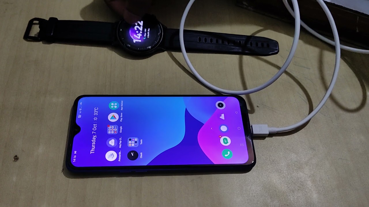 New Realme Safa Vooc Cable full charging test on real me 3 pro...