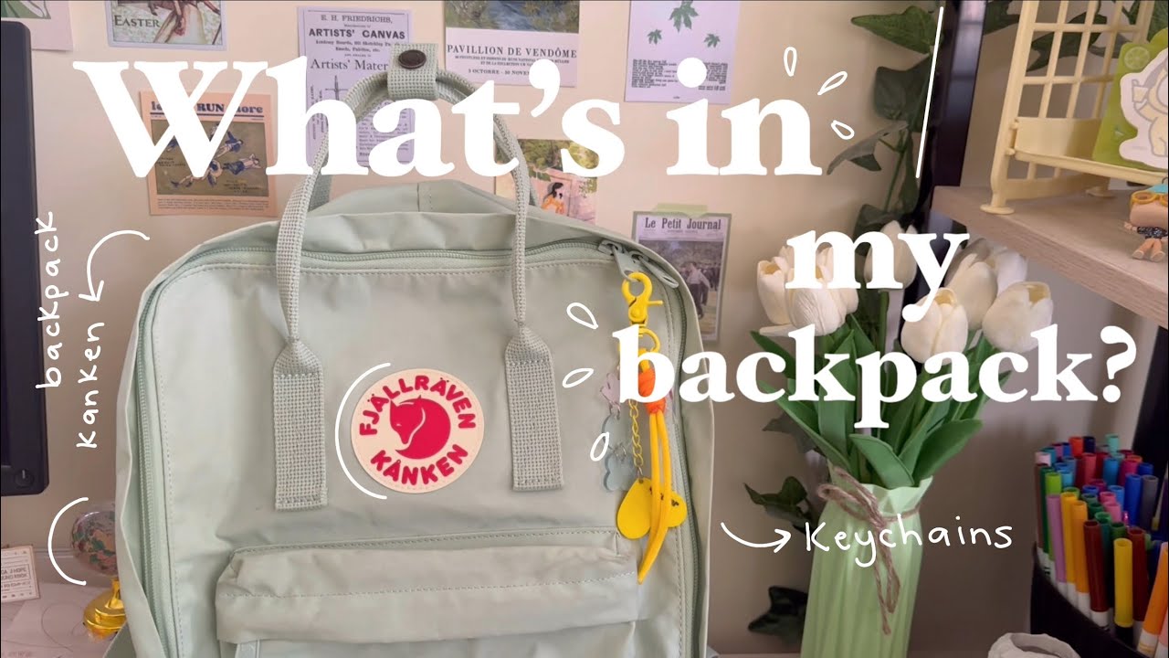 What’s in my Kanken backpack? - University backpack 🌿