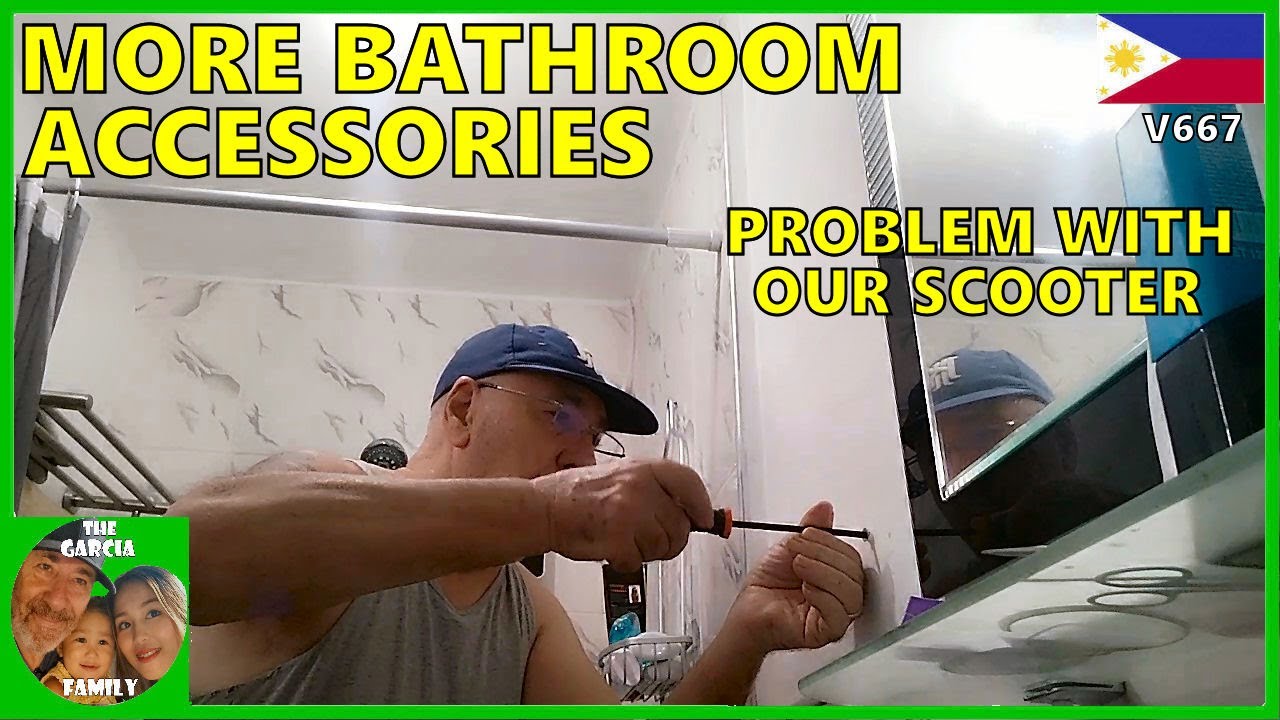FOREIGNER BUILDING A CHEAP HOUSE IN THE PHILIPPINES - BATHROOM ACCESSORIES DIY - THE GARCIA FAMILY