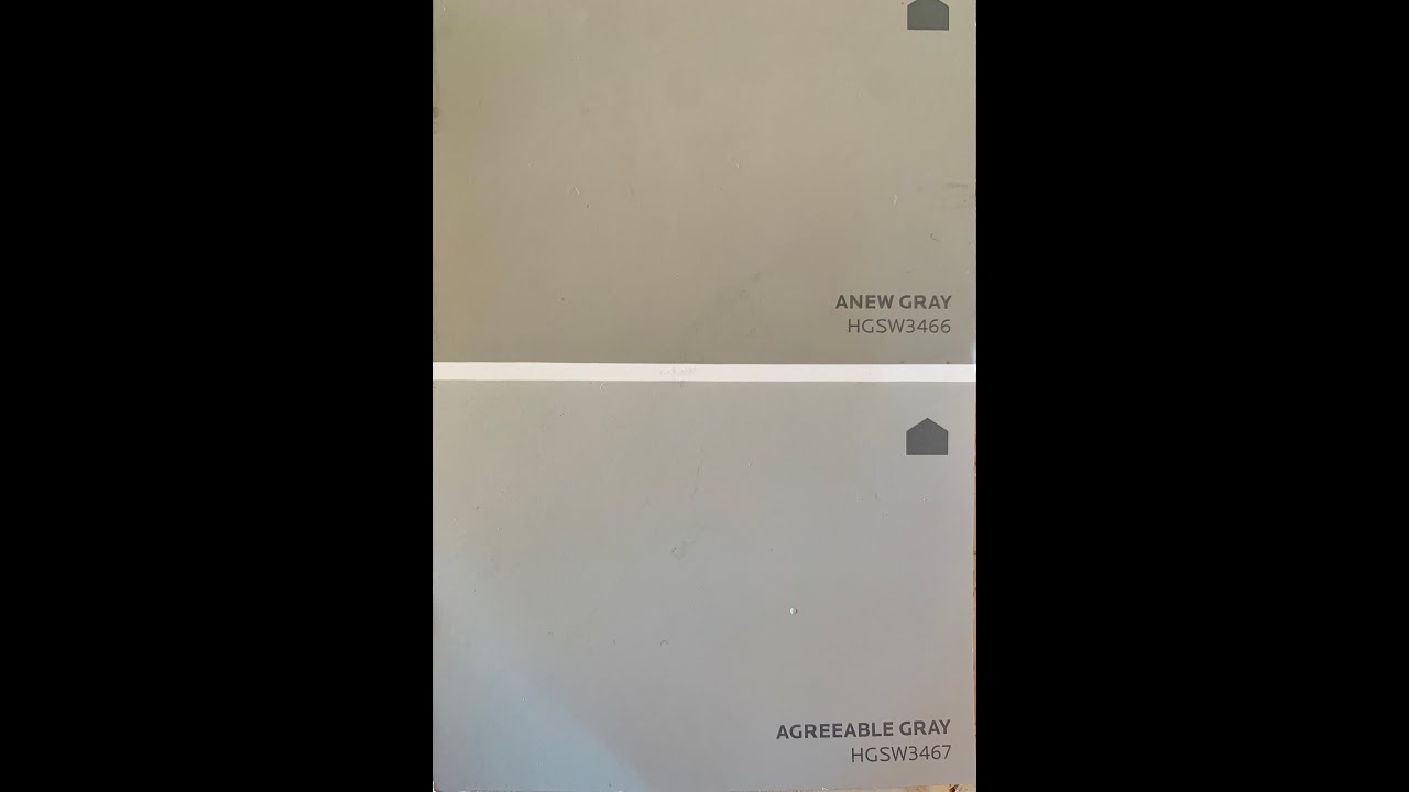 Sherwin Williams Anew Gray, Agreeable Gray, and White Heron - using all 3 shades for interior