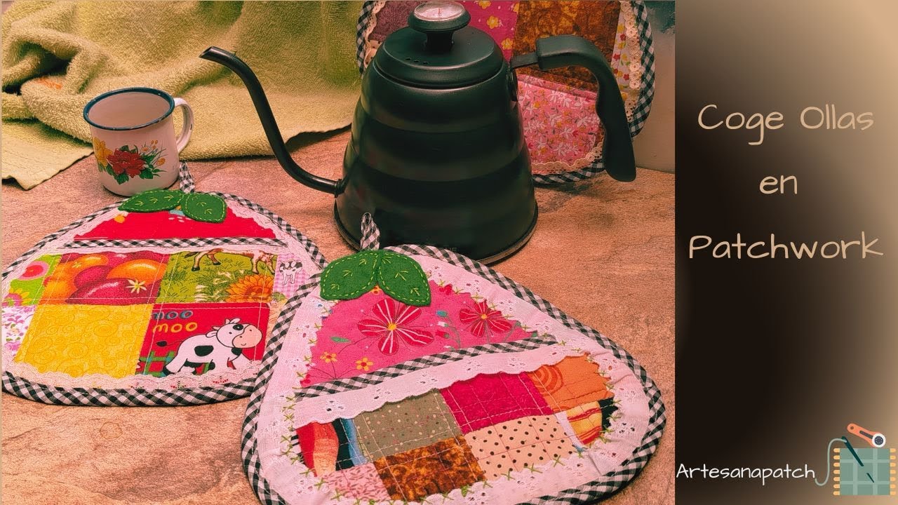 Cómo hacer un Coge Ollas en Patchwork y Quilting Haga y Venda Manualidades en Tela